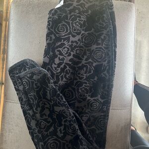 Nordstrom Black and Gray Patterned Pants